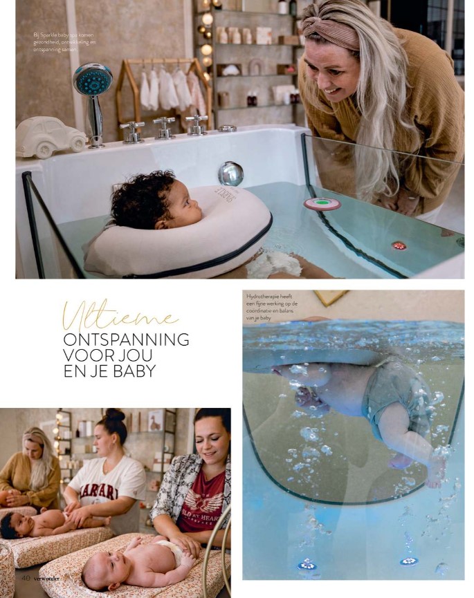 babyspa baby spa in Verwonder magazine